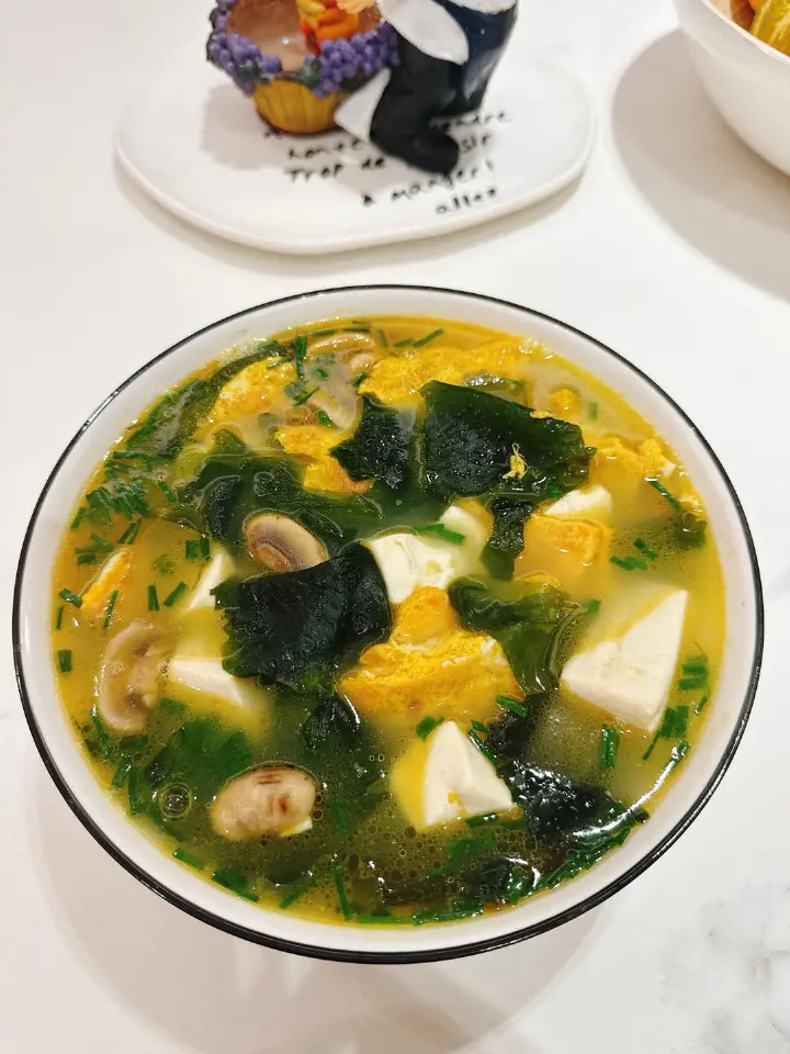 裙带菜豆腐蛋花汤 第 28 步