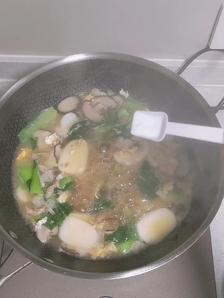 青菜肉丝年糕汤 第 6 步