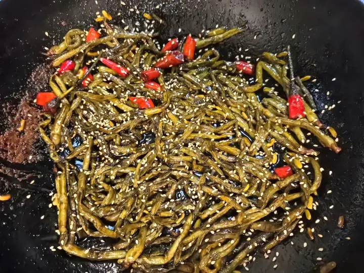 糖醋㸆豆角 第 5 步