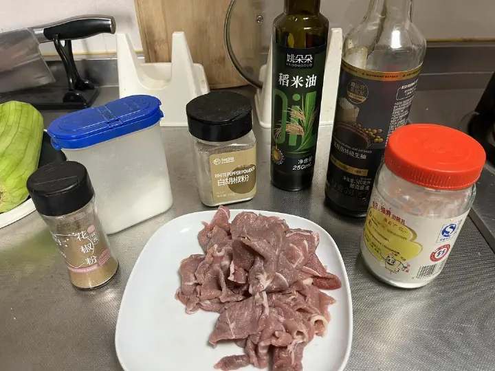 丝瓜蒸牛肉 第 3 步