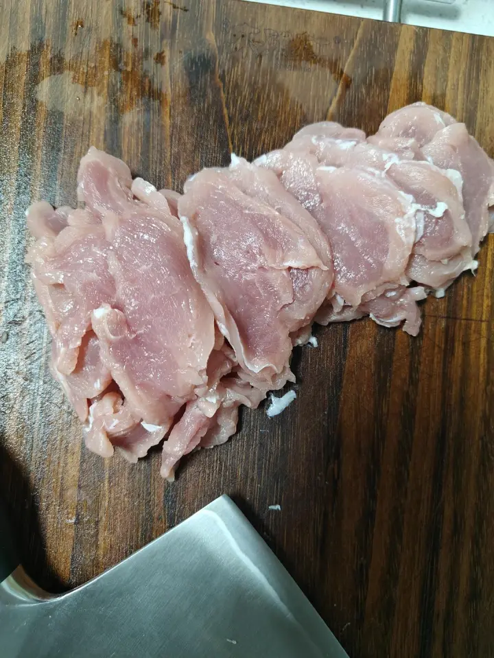 水煮肉片 第 1 步