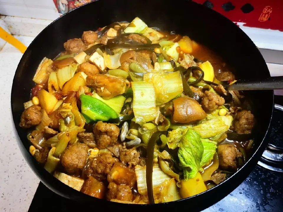 山西烩菜成品图