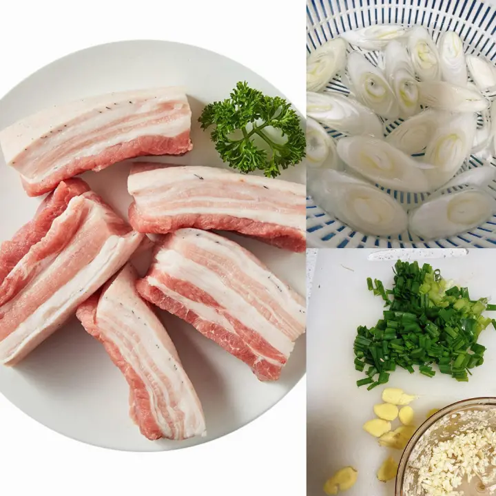大葱炒肉片 第 1 步
