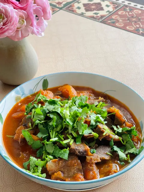 西红柿炖牛肉