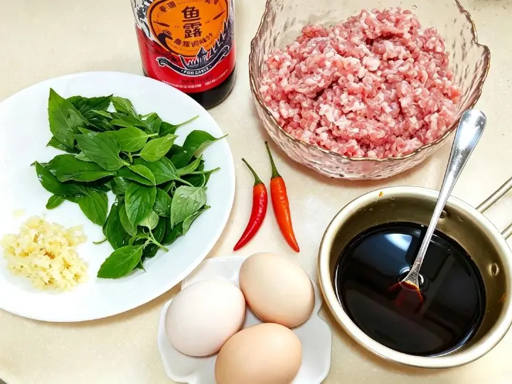 泰式打抛饭 第 1 步