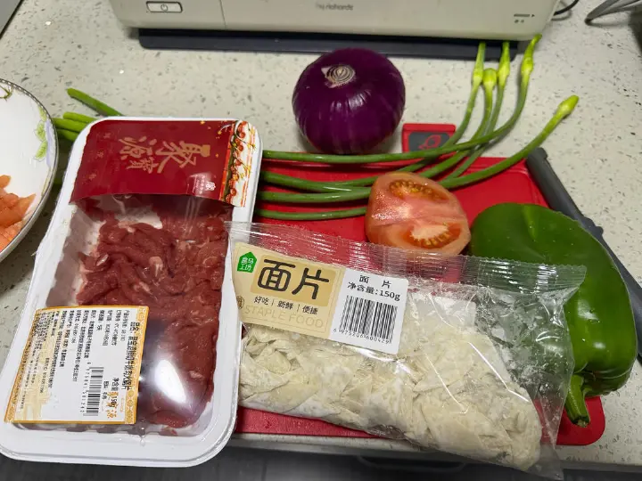 新疆炒面片 第 1 步