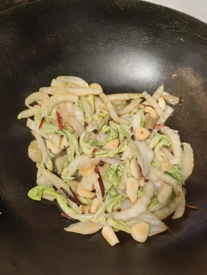 家常炒白菜 第 2 步