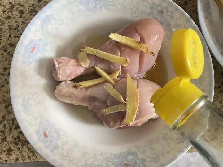 清蒸鸡腿 第 2 步