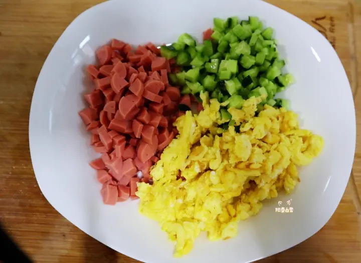酱油炒饭 第 2 步