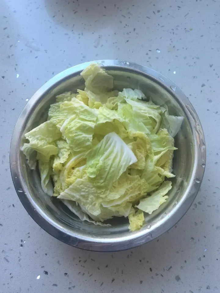 白菜炒木耳 第 3 步
