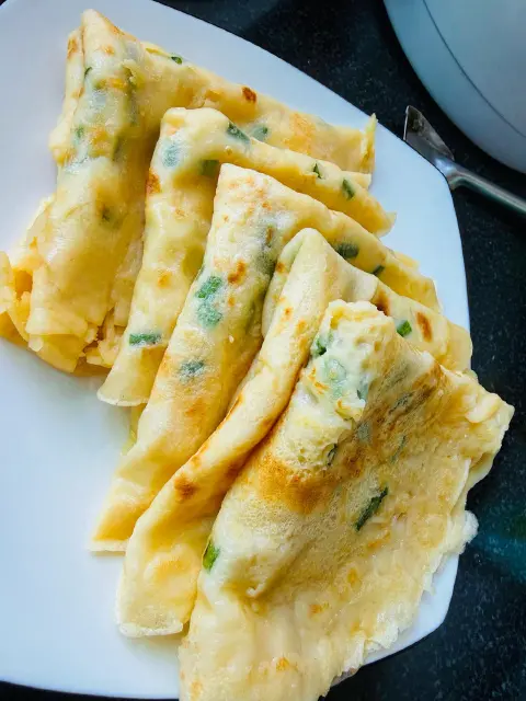 葱花鸡蛋饼