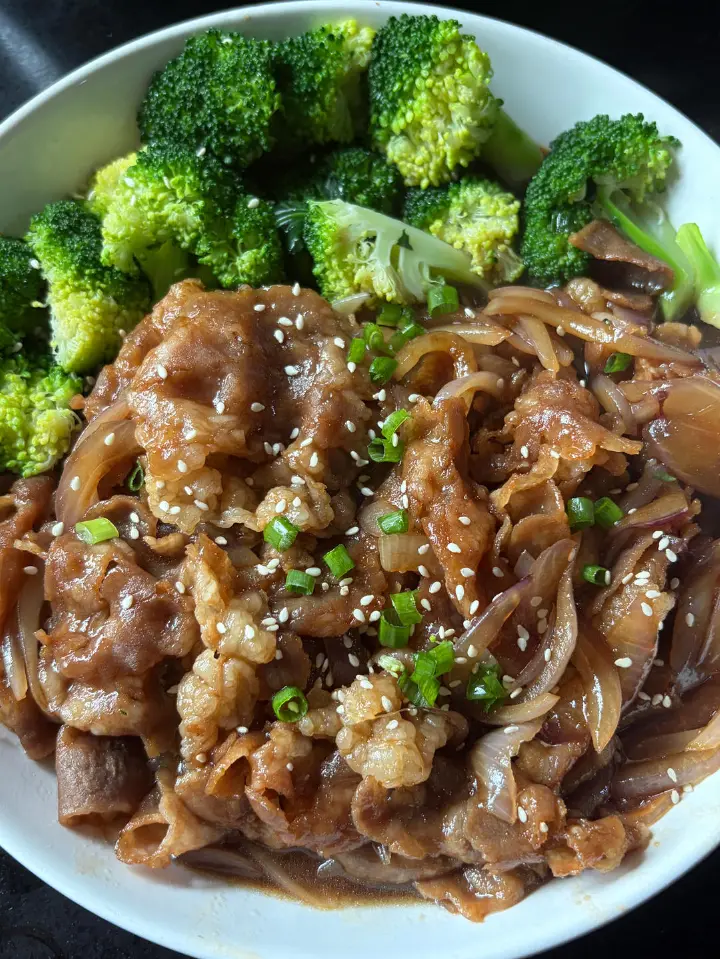 日式肥牛拌饭 第 4 步
