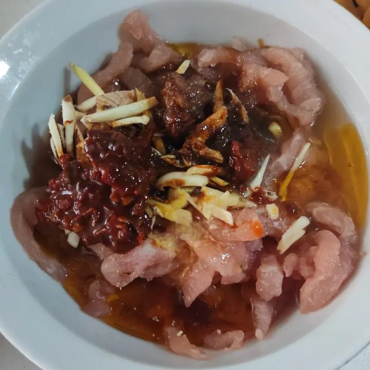 榨菜肉丝 第 4 步