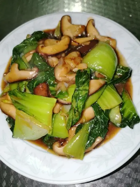 香菇炒青菜