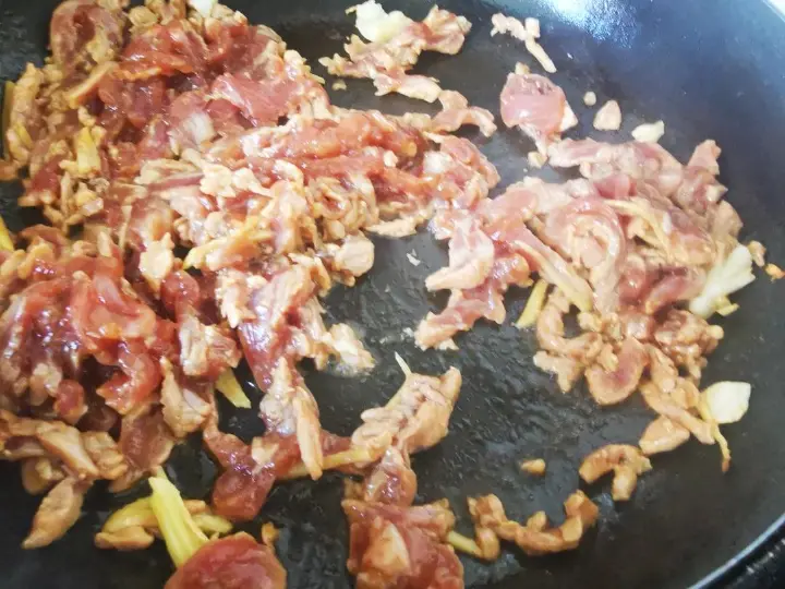 青椒肉丝 第 9 步