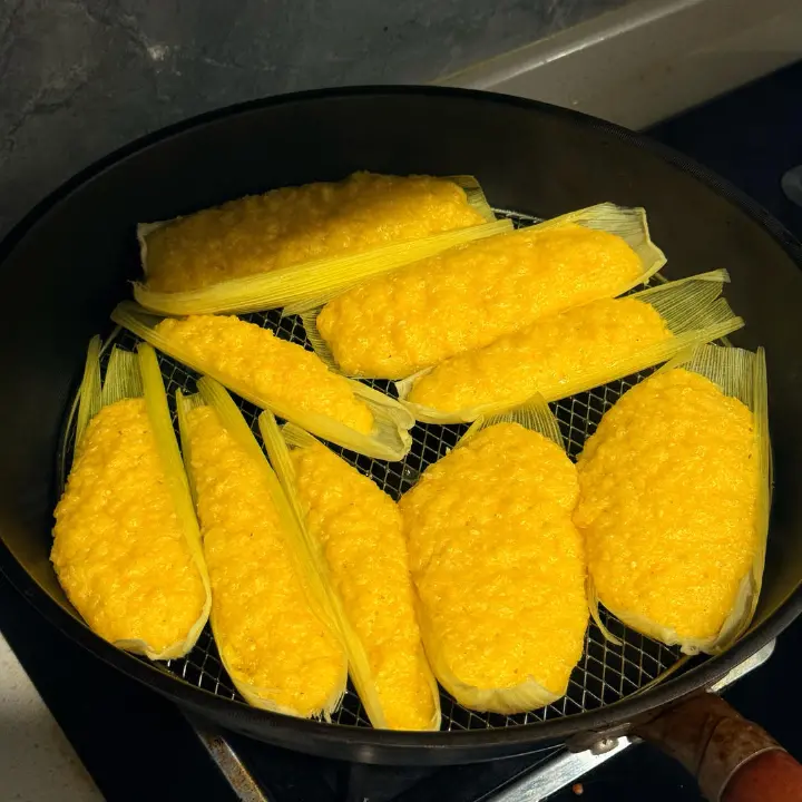 鲜玉米粑粑 第 10 步