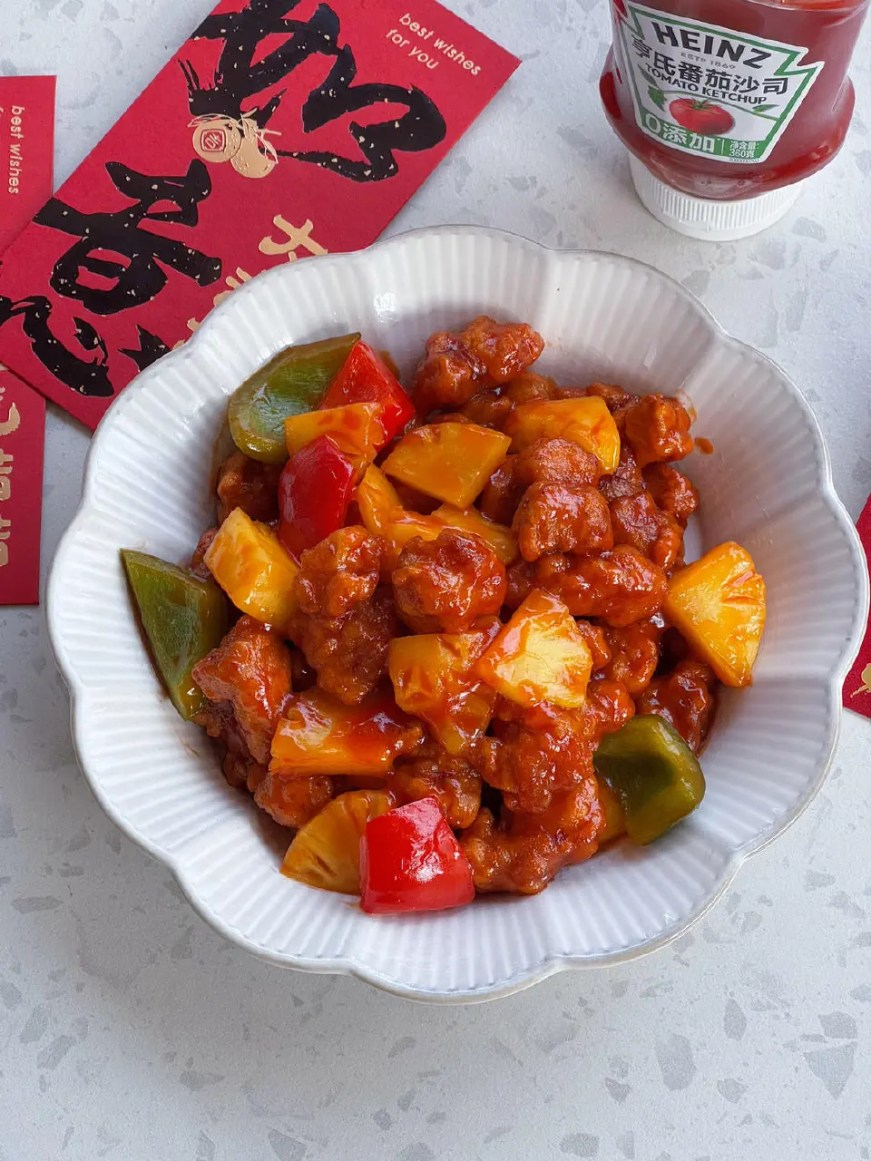 菠萝咕噜肉成品图