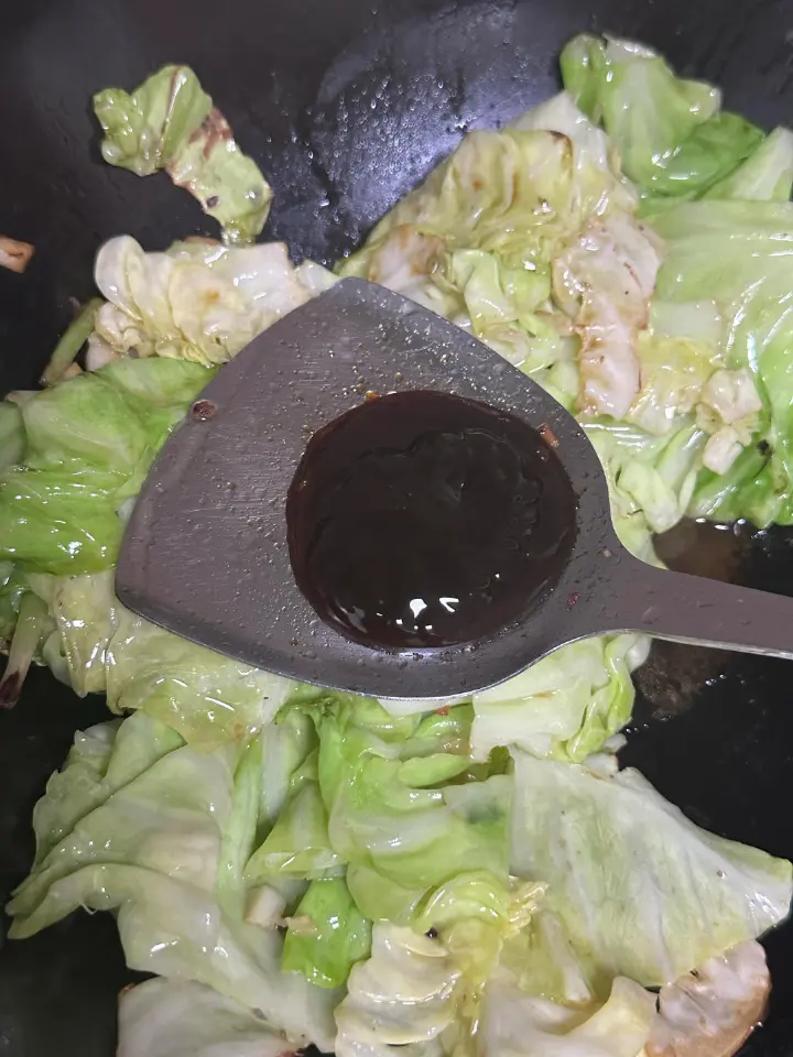 包菜炒肉片 第 13 步