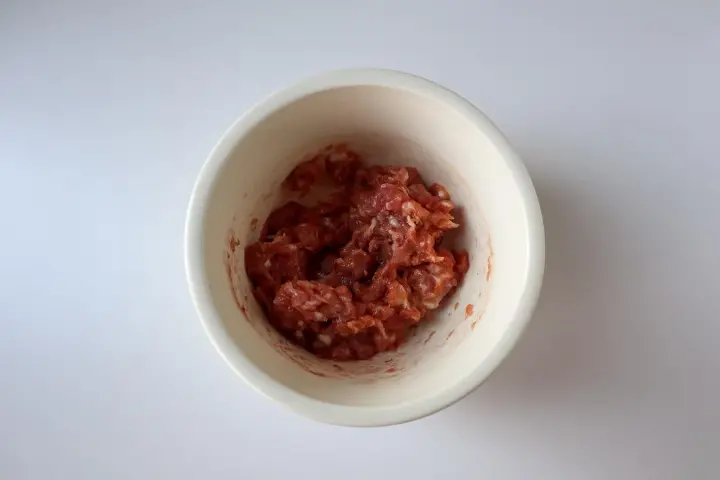 番茄牛肉沫蒸豆腐 第 2 步