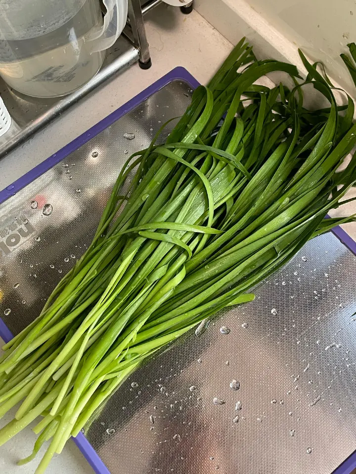 韭菜炒鸭蛋 第 1 步
