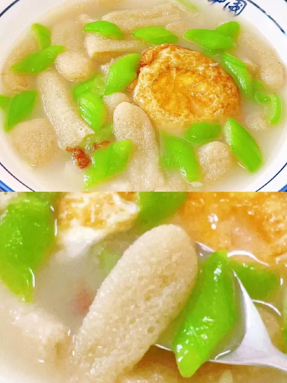 丝瓜竹荪鲜汤成品图