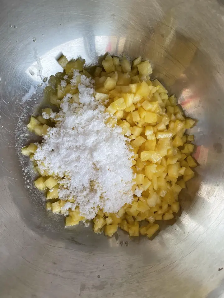 蛋挞皮菠萝派 第 3 步
