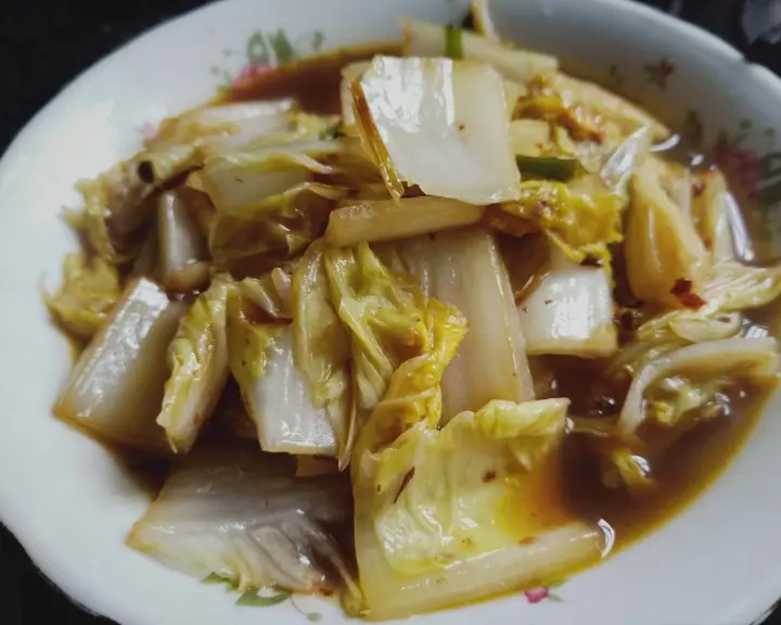 酸辣炒白菜 第 6 步