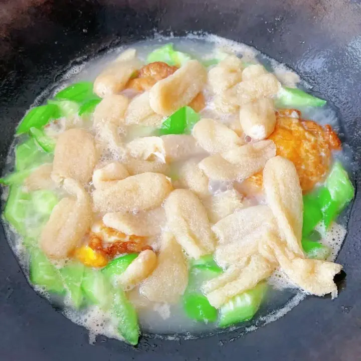 丝瓜竹荪鲜汤 第 11 步