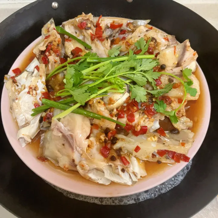 秘酱蒸鱼头 第 5 步