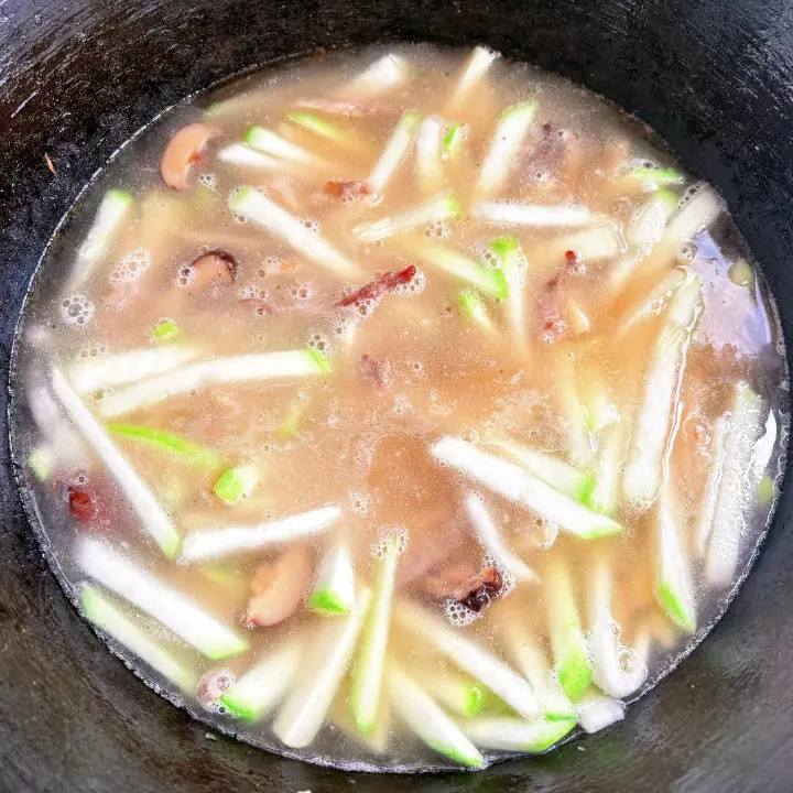 蒲瓜芋头海鲜麦虾 第 7 步