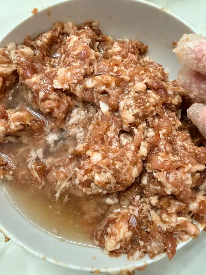 蛋蒸肉 第 3 步