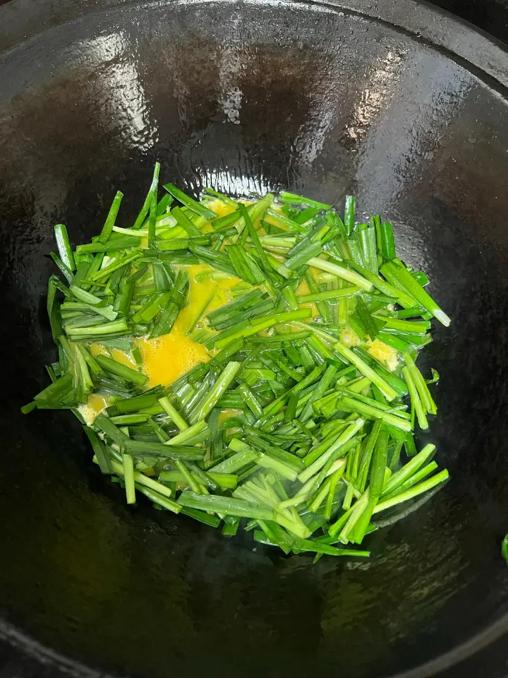 韭菜炒鹅蛋 第 6 步