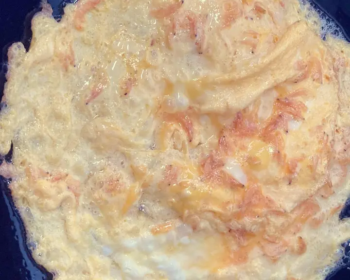 三丝鸡蛋炒粉 第 3 步