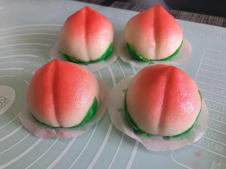 手工祝寿寿桃馒头 第 9 步