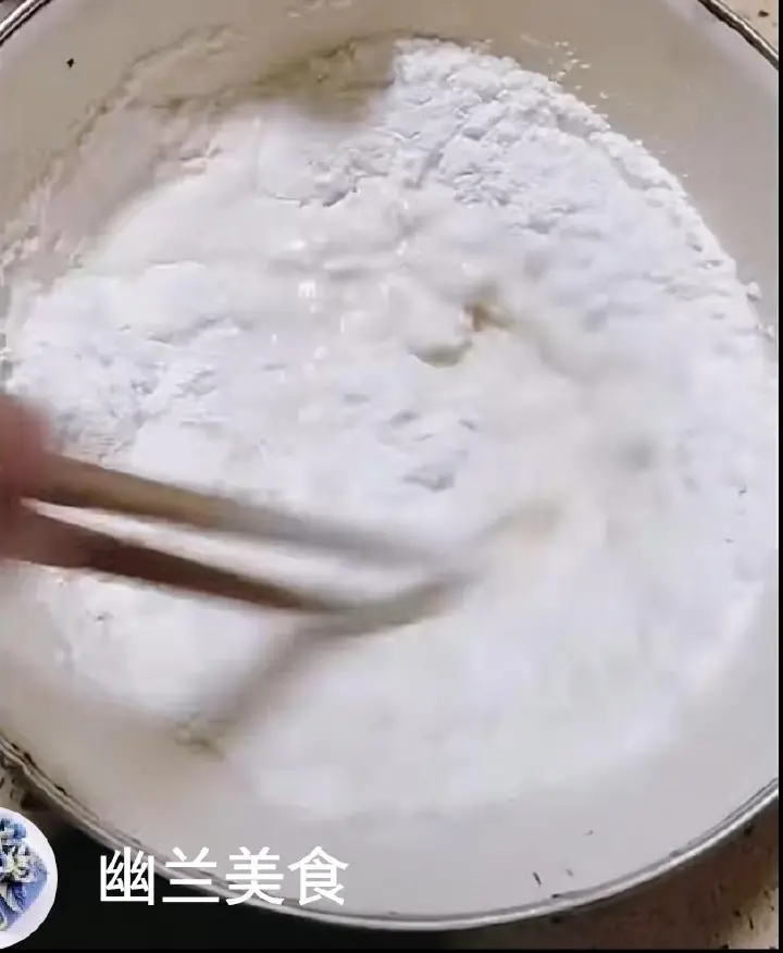 免揉香菇五花肉煎饼 第 2 步