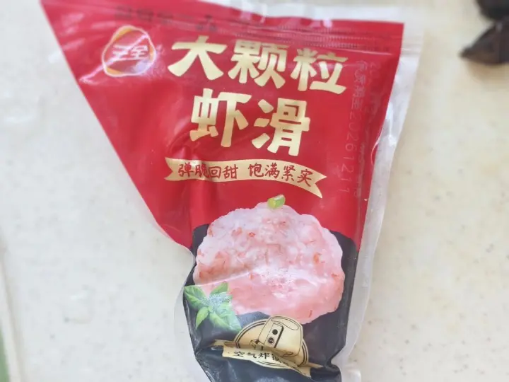 虾滑包菜水晶包 第 2 步