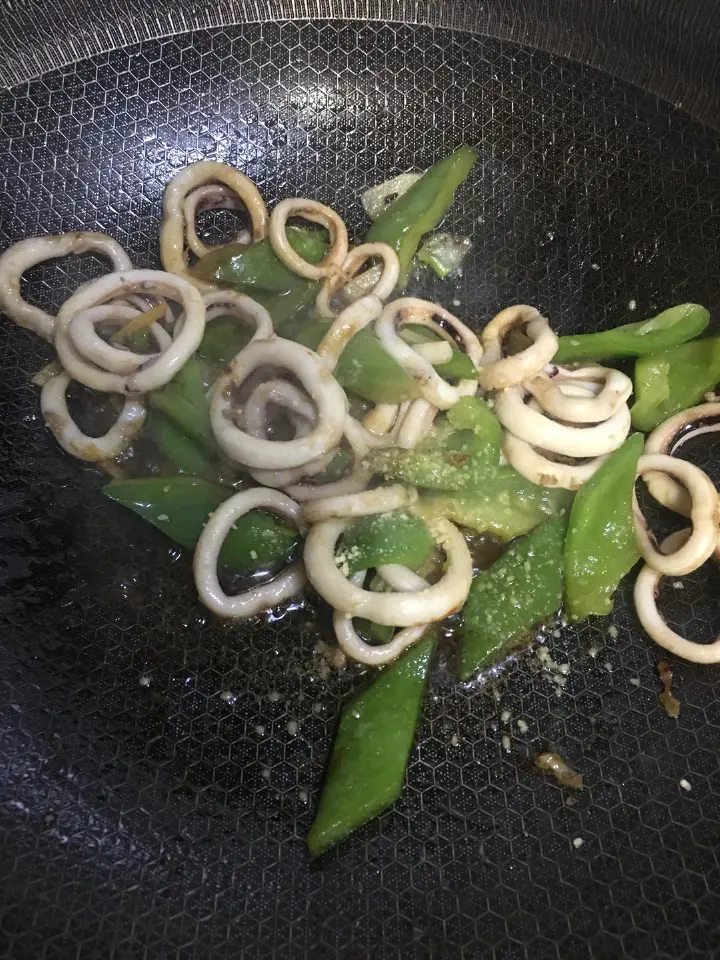 青椒炒鱿鱼 第 9 步