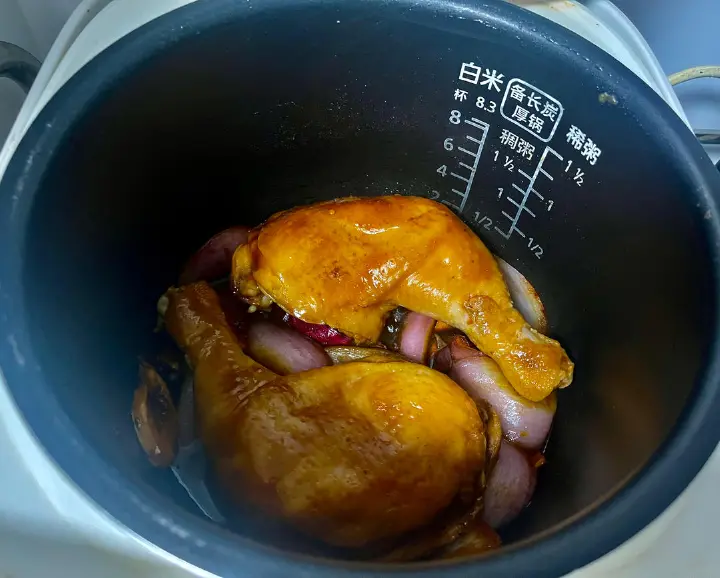 电饭锅酱油鸡腿 第 9 步