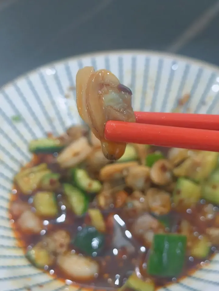 柠檬叶凉拌青瓜虾仁花甲肉 第 17 步