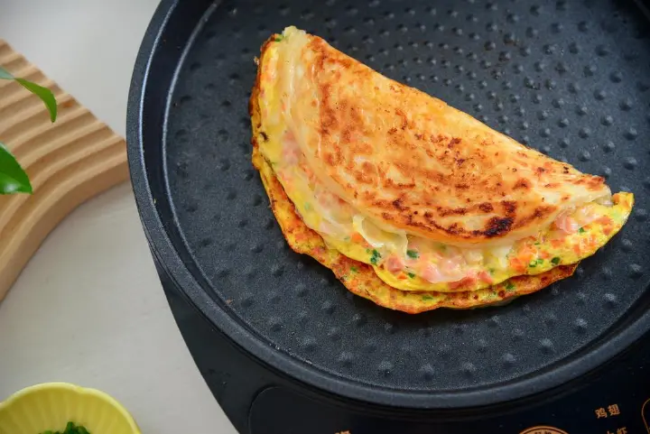 香葱火腿手抓饼 第 9 步