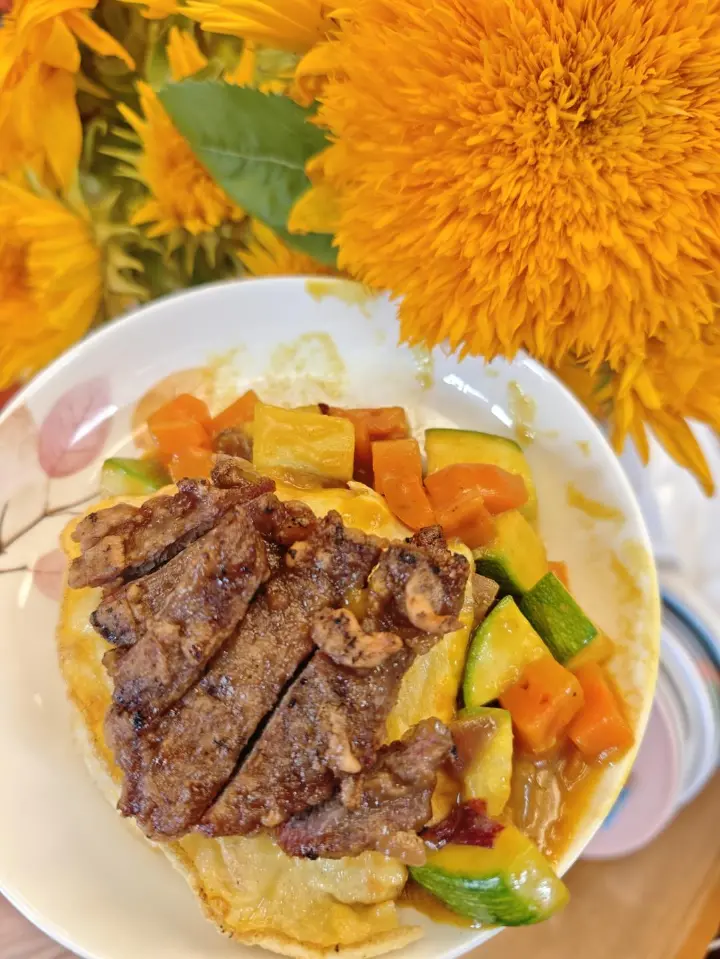 咖喱牛扒饭 第 1 步