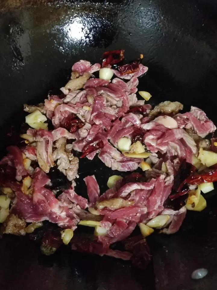 香菜炒牛肉 第 5 步