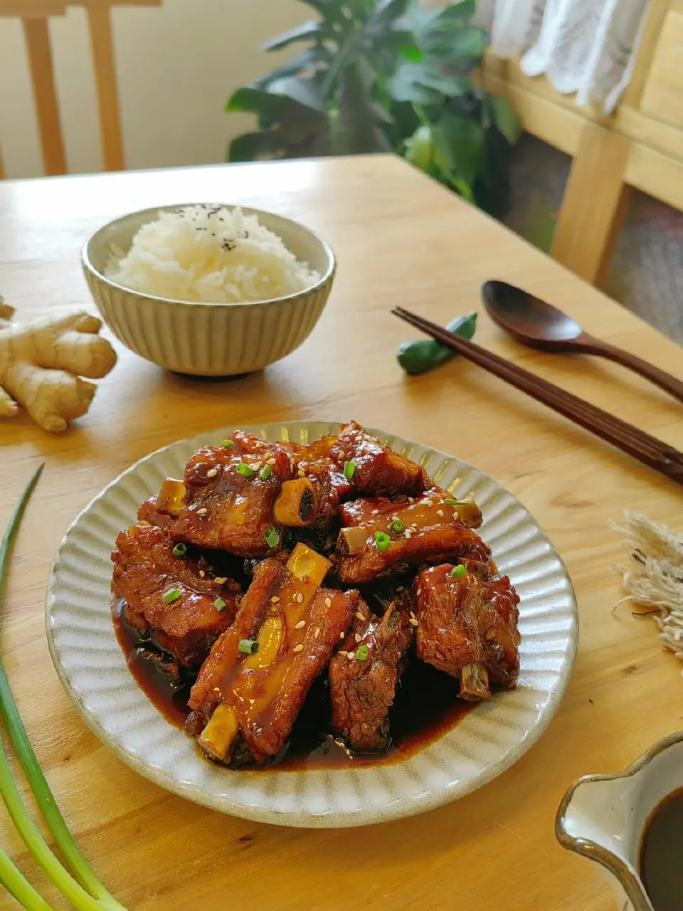 糖醋排骨成品图