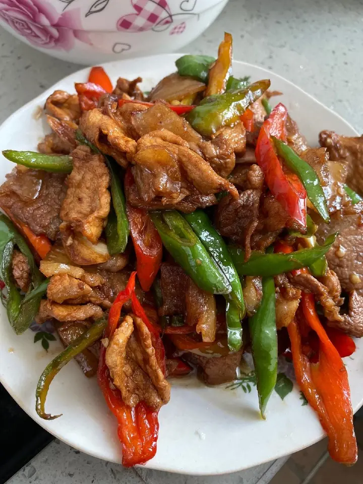 家常小炒肉 第 6 步