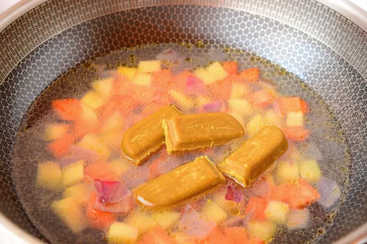 圣诞咖喱肥牛饭 第 9 步