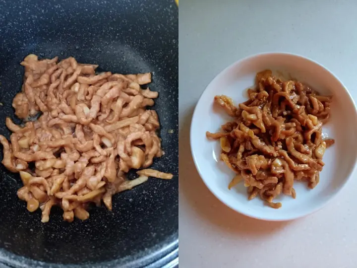 家常小炒肉丝 第 3 步