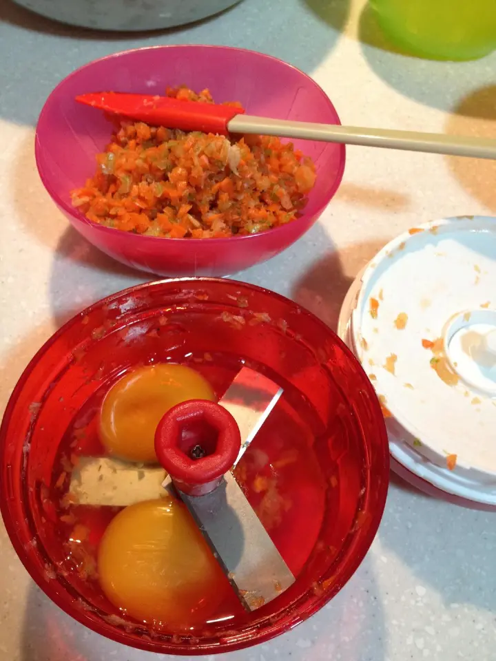 蔬菜鸡蛋饼 第 4 步