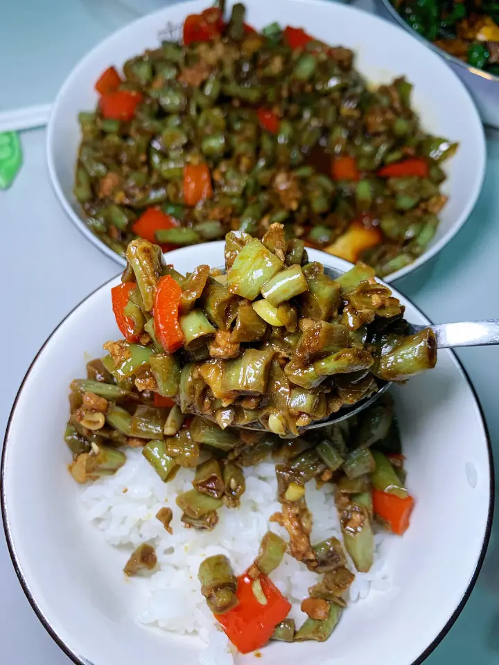 肉末豆角 第 3 步
