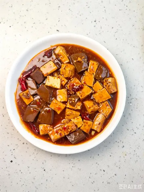 羊血炖豆腐