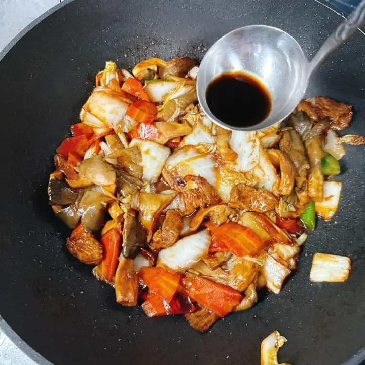 白菜炒平菇 第 22 步